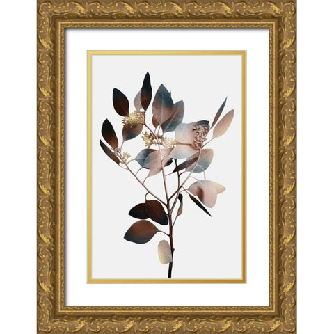 Autumn Eucalyptus 1 Gold Ornate Wood Framed Art Print with Double Matting by Prime, Marcus