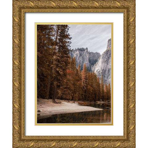 Relaxing Hike 1 Gold Ornate Wood Framed Art Print with Double Matting by Prime, Marcus