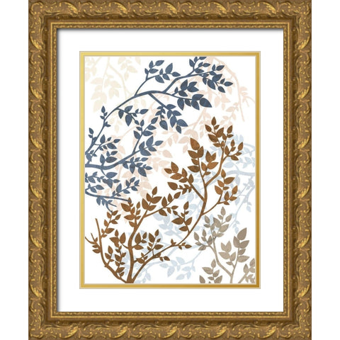 Peering Thru Branches Gold Ornate Wood Framed Art Print with Double Matting by Prime, Marcus