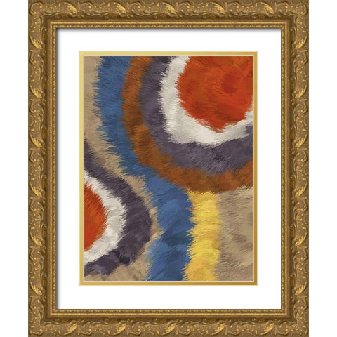 Shaggy Comfort Gold Ornate Wood Framed Art Print with Double Matting by Prime, Marcus