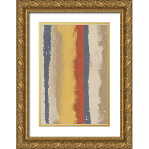 Flowing Streams Gold Ornate Wood Framed Art Print with Double Matting by Prime, Marcus