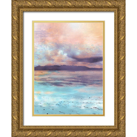 Coastal Sunset 3 Gold Ornate Wood Framed Art Print with Double Matting by Prime, Marcus