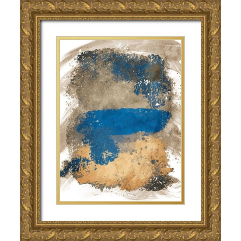 Turbulent Realms Gold Ornate Wood Framed Art Print with Double Matting by Prime, Marcus