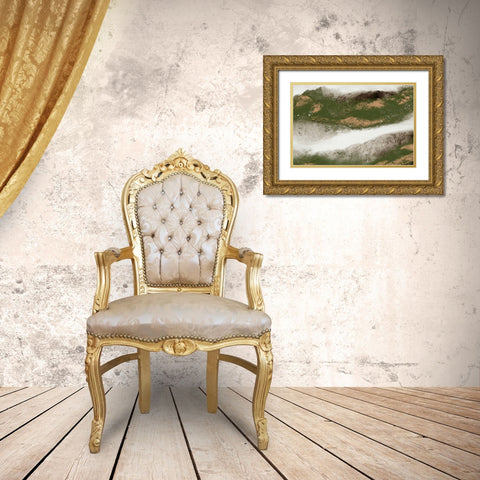 Rustic Waves 1 Gold Ornate Wood Framed Art Print with Double Matting by Prime, Marcus