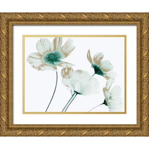 Jaded Metallic 1 Gold Ornate Wood Framed Art Print with Double Matting by Prime, Marcus