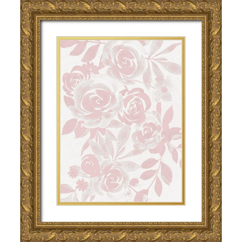 Soft Boho Touch 1 Gold Ornate Wood Framed Art Print with Double Matting by Prime, Marcus