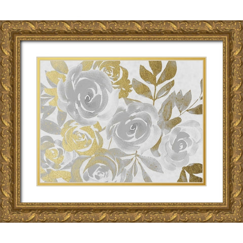 Golden Nature 2 Gold Ornate Wood Framed Art Print with Double Matting by Prime, Marcus