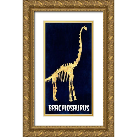 Golden Bones 3 Gold Ornate Wood Framed Art Print with Double Matting by Prime, Marcus