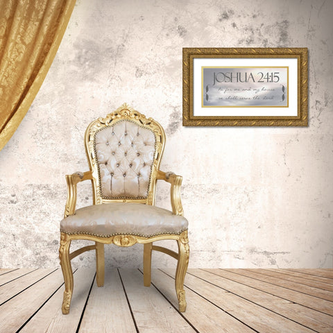 Heavenly Joshua Gold Ornate Wood Framed Art Print with Double Matting by Prime, Marcus