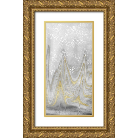 Shimmering Reality 1 Gold Ornate Wood Framed Art Print with Double Matting by Prime, Marcus
