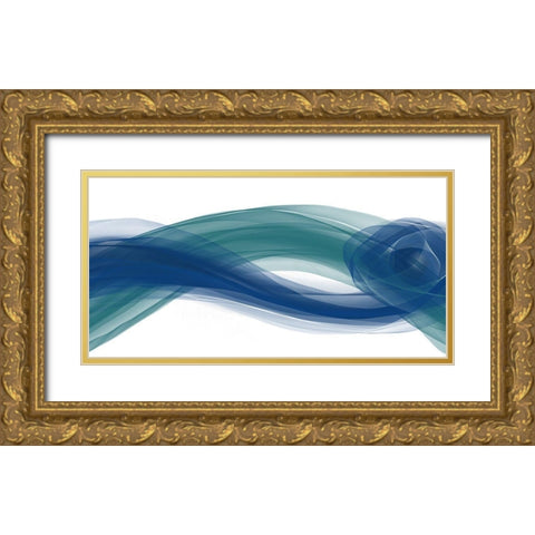 Warped Deception Gold Ornate Wood Framed Art Print with Double Matting by Prime, Marcus