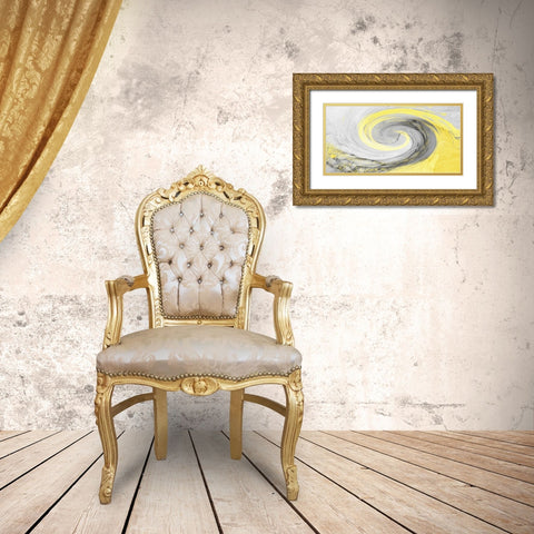 Sunshine Wave 1 Gold Ornate Wood Framed Art Print with Double Matting by Prime, Marcus