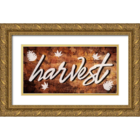 Harvest Autumn 1 Gold Ornate Wood Framed Art Print with Double Matting by Prime, Marcus