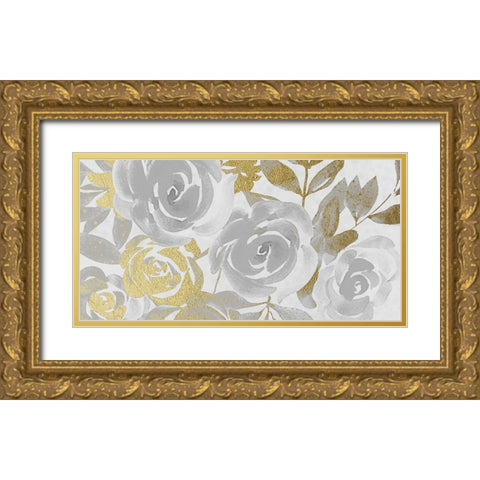 Golden Growth 2 Gold Ornate Wood Framed Art Print with Double Matting by Prime, Marcus