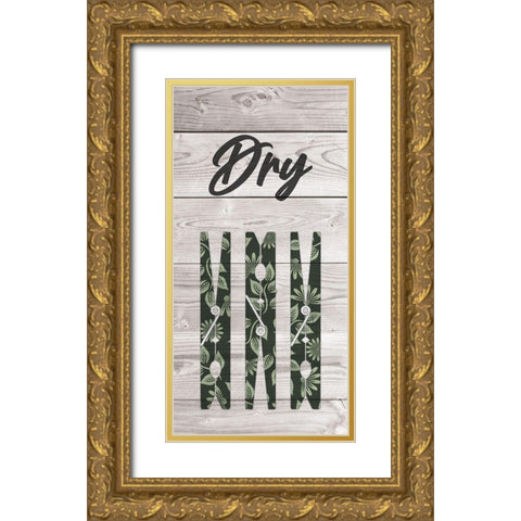 Dry Wood Gold Ornate Wood Framed Art Print with Double Matting by Prime, Marcus