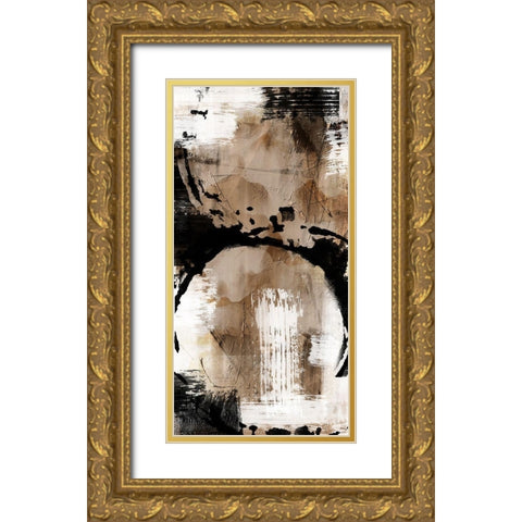 Golden Distressed 1 Gold Ornate Wood Framed Art Print with Double Matting by Prime, Marcus