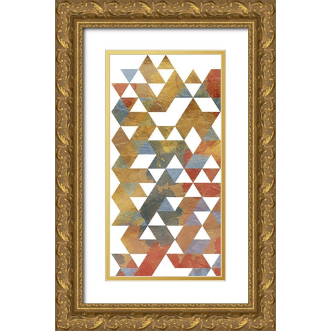 Geometric Principles Gold Ornate Wood Framed Art Print with Double Matting by Prime, Marcus