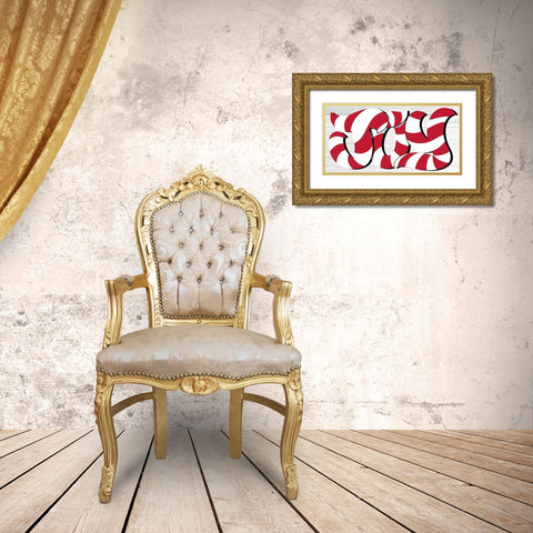 Sugar Joy Gold Ornate Wood Framed Art Print with Double Matting by Prime, Marcus