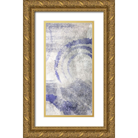 Vanishing Swirls 1 Gold Ornate Wood Framed Art Print with Double Matting by Prime, Marcus
