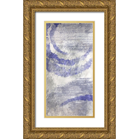 Vanishing Swirls 2 Gold Ornate Wood Framed Art Print with Double Matting by Prime, Marcus