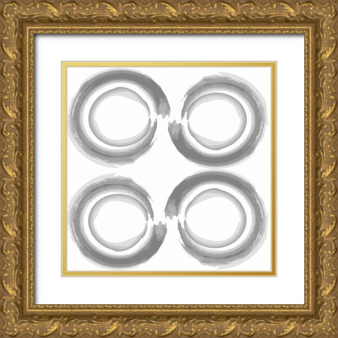 Empty Stare 1 Gold Ornate Wood Framed Art Print with Double Matting by Prime, Marcus