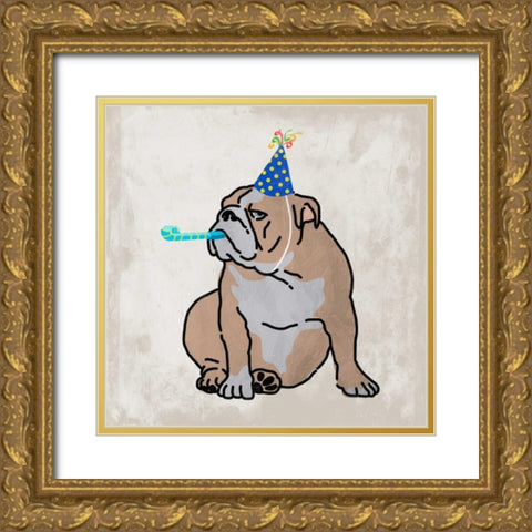 Life Of The Party 2 Gold Ornate Wood Framed Art Print with Double Matting by Prime, Marcus
