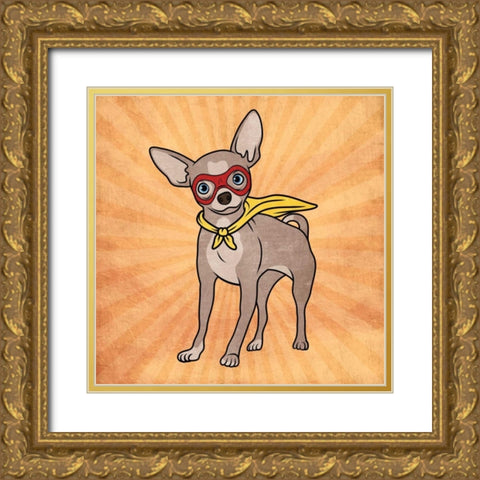 Super Chi Gold Ornate Wood Framed Art Print with Double Matting by Prime, Marcus