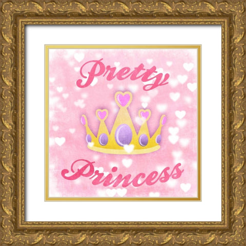 Pretty Princess Gold Ornate Wood Framed Art Print with Double Matting by Prime, Marcus