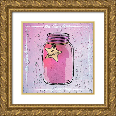 Grateful Jar Gold Ornate Wood Framed Art Print with Double Matting by Prime, Marcus