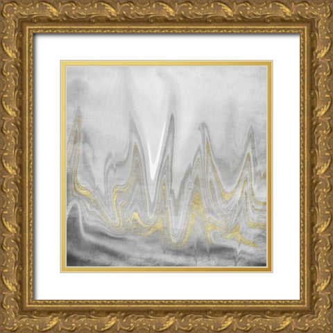 Twisted Reality Gold Ornate Wood Framed Art Print with Double Matting by Prime, Marcus