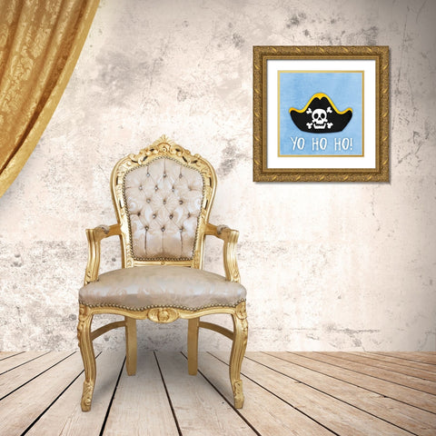 Yo Ho Ho Gold Ornate Wood Framed Art Print with Double Matting by Prime, Marcus