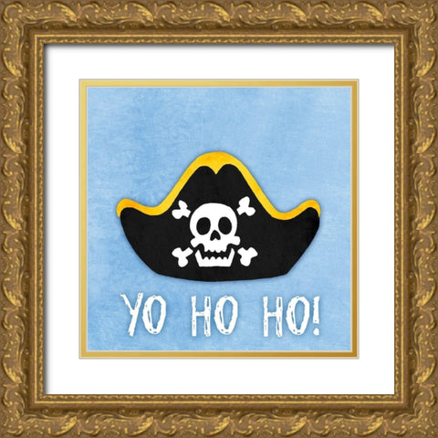 Yo Ho Ho Gold Ornate Wood Framed Art Print with Double Matting by Prime, Marcus