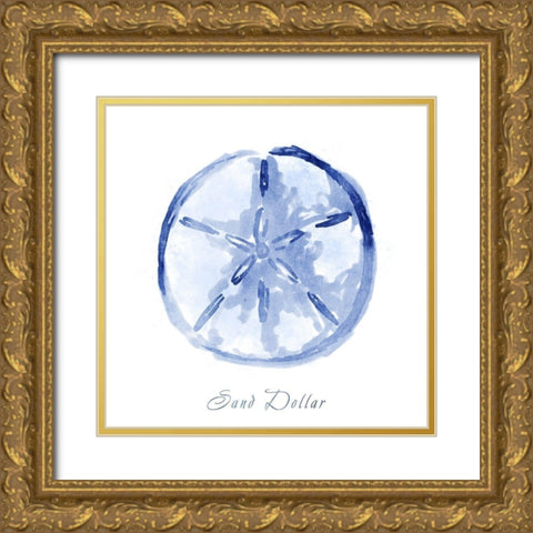 Misty Sand Dollar Gold Ornate Wood Framed Art Print with Double Matting by Prime, Marcus