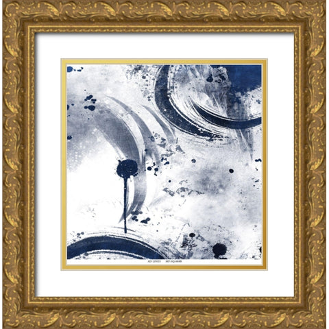 Celestial War Time 2 Gold Ornate Wood Framed Art Print with Double Matting by Prime, Marcus