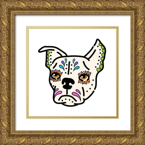 Sugar Terrier Gold Ornate Wood Framed Art Print with Double Matting by Prime, Marcus