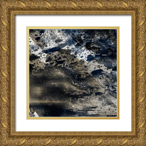 Cerulean Shimmer 2 Gold Ornate Wood Framed Art Print with Double Matting by Prime, Marcus