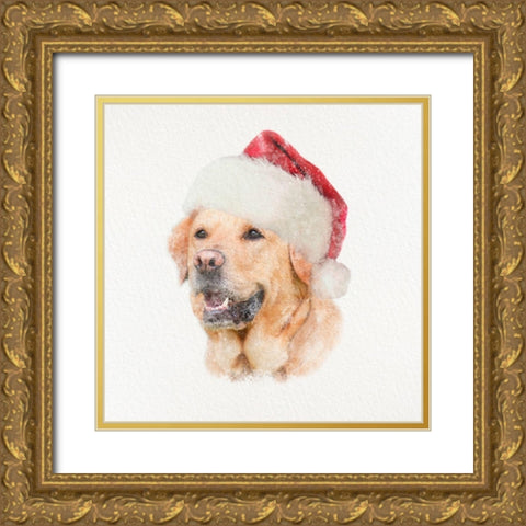 Christmas Rover 1 Gold Ornate Wood Framed Art Print with Double Matting by Prime, Marcus