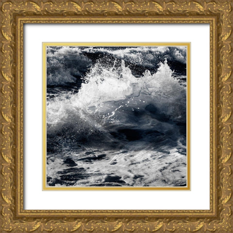 Gestured Motion 1 Gold Ornate Wood Framed Art Print with Double Matting by Prime, Marcus