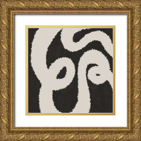 Reclining Shade 1 Gold Ornate Wood Framed Art Print with Double Matting by Prime, Marcus