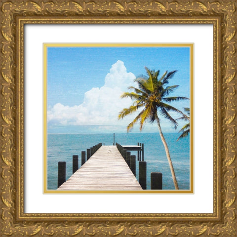Coastal Destinations Gold Ornate Wood Framed Art Print with Double Matting by Prime, Marcus