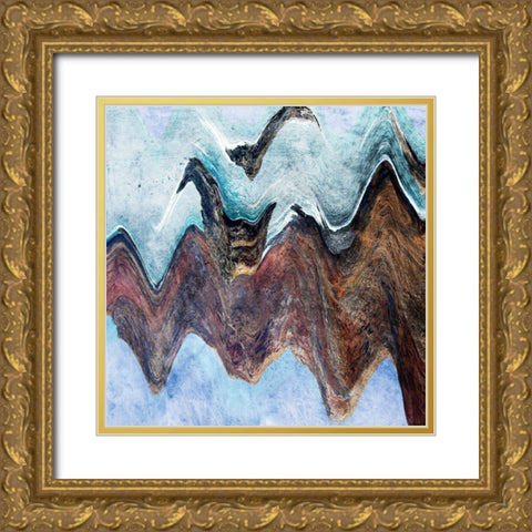 Soul Ripple Gold Ornate Wood Framed Art Print with Double Matting by Prime, Marcus