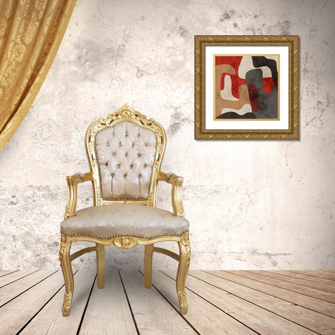 Distracted Beauty 2 Gold Ornate Wood Framed Art Print with Double Matting by Prime, Marcus