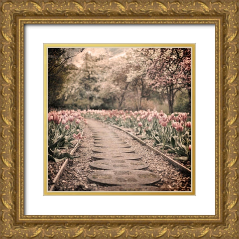 Path To Greatness Gold Ornate Wood Framed Art Print with Double Matting by Prime, Marcus