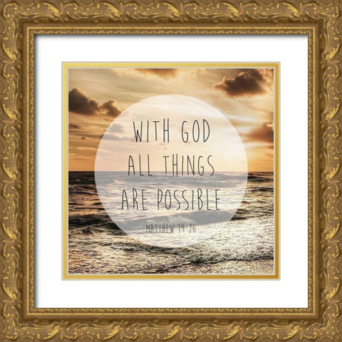 Godly Possibilities Gold Ornate Wood Framed Art Print with Double Matting by Prime, Marcus