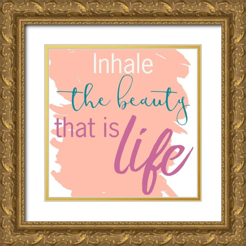 Retro Life 1 Gold Ornate Wood Framed Art Print with Double Matting by Prime, Marcus