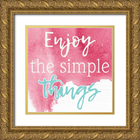 Simply Retro 2 Gold Ornate Wood Framed Art Print with Double Matting by Prime, Marcus