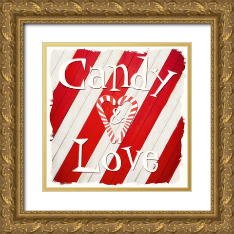 Candy Love 2 Gold Ornate Wood Framed Art Print with Double Matting by Prime, Marcus