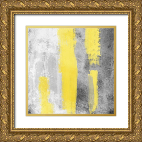 Shinning Shuffle 1 Gold Ornate Wood Framed Art Print with Double Matting by Prime, Marcus