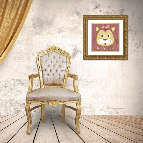 Mighty Small 1 Gold Ornate Wood Framed Art Print with Double Matting by Prime, Marcus