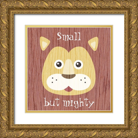 Mighty Small 1 Gold Ornate Wood Framed Art Print with Double Matting by Prime, Marcus
